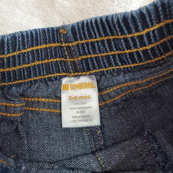 Gymboree Red Roll Cuff Cargo Jeans - Picture 5 of 6